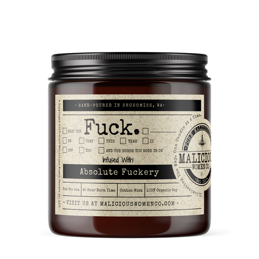 All the Fucks Candle