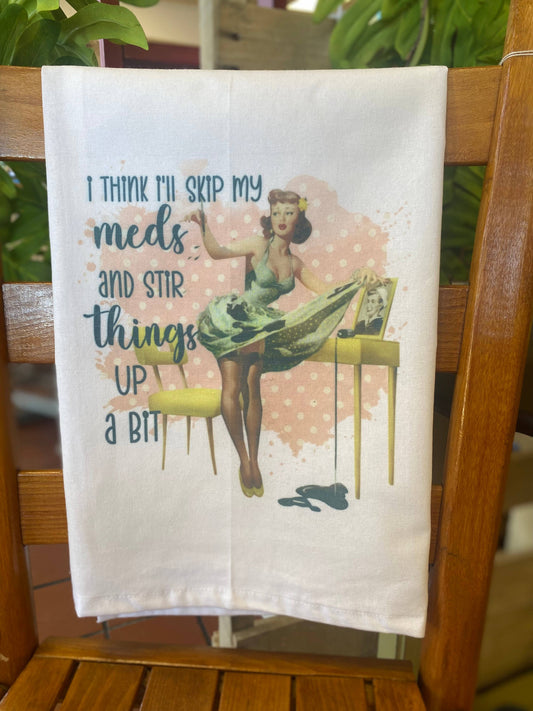 Stir Things Up Tea Towel