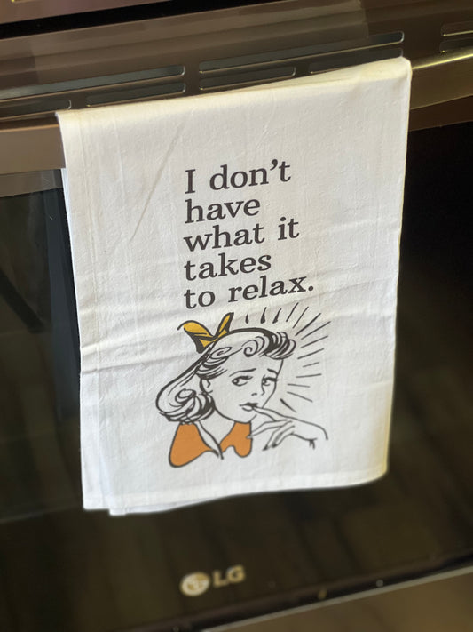 Anxiety Tea Towel